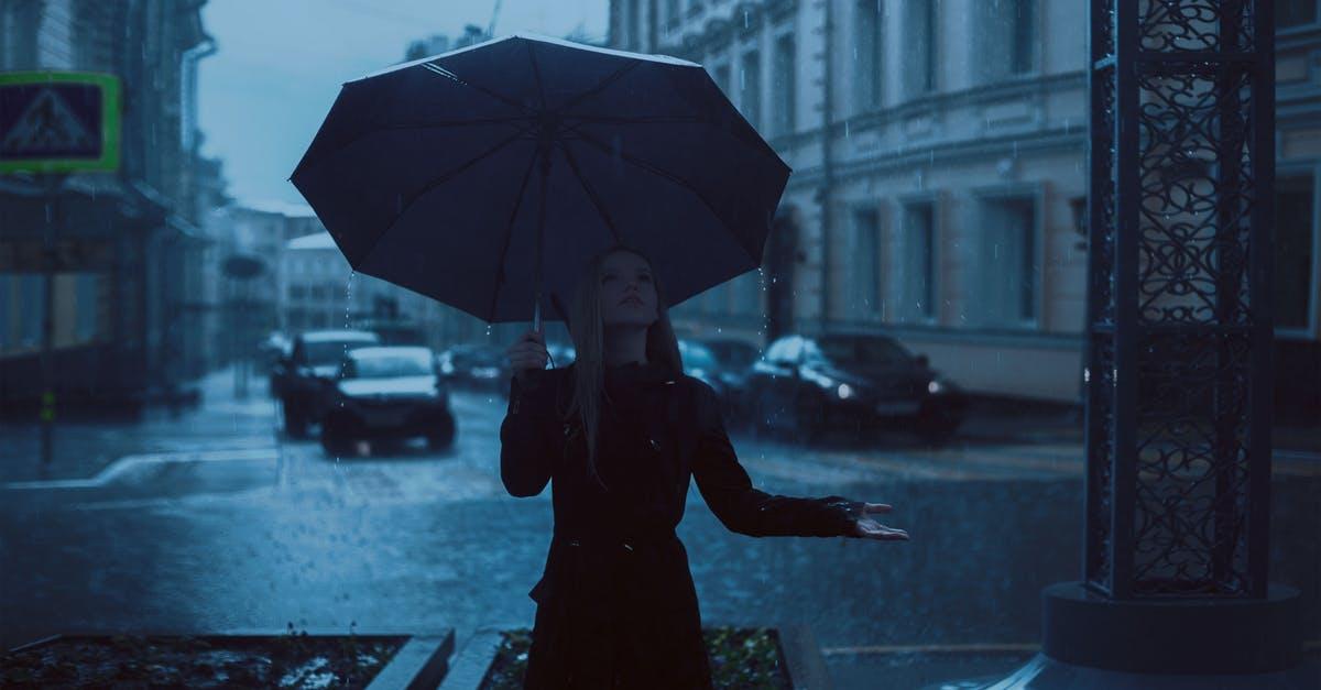 Den eksklusive paraply gør en gåtur i regnvejr til en tør oplevelse